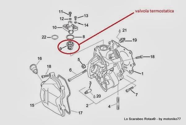 valvola termostatica leonardo rotax 125 150