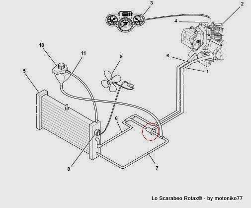 valvola termostatica scarabeo rotax 125 150