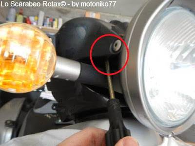 portafanale cruscotto scarabeo rotax 125 150 200
