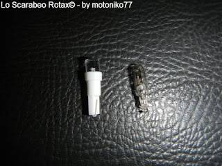 lampadine cruscotto scarabeo rotax 125 150 200