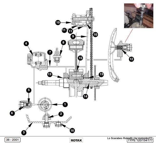 schema distribuzione scarabeo rotax