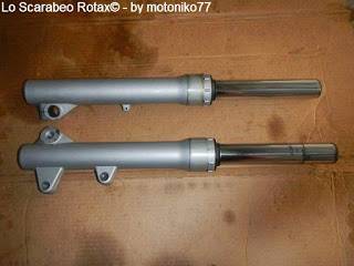 smontaggio forcelle scarabeo rotax 125 150 200