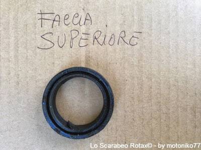 verso paraolio forcella showa scarabeo rotax 125 150 200