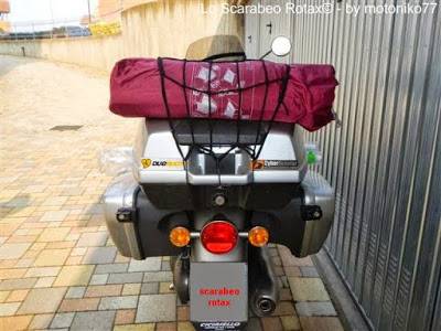 ragno tenda moto scooter