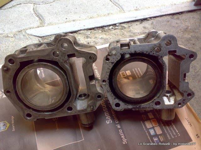 cilindro cromato scarabeo rotax 150