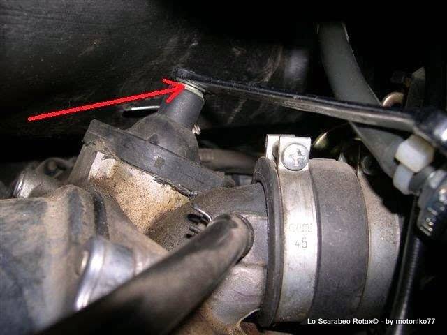 spurgo circuito raffreddamento scarabeo rotax 125 150 200