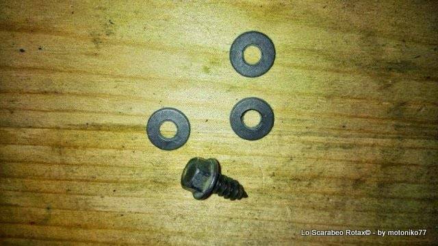 guarnizione vite calotta spurgo circuito raffreddamento scarabeo rotax 125 150 200