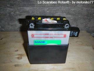 batteria scarabeo rotax 125 150 200
