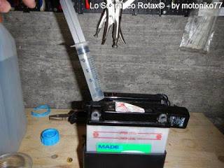 manutenzione batteria scarabeo rotax 125 150 200