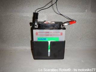 carica batteria scarabeo rotax 125 150 200