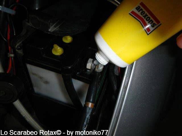 grasso poli batteria scarabeo rotax 125 150 200