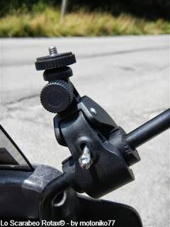 montaggio fotocamera moto scooter
