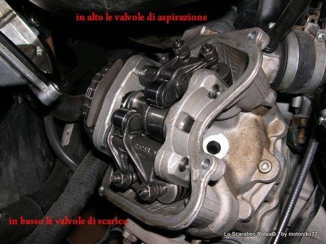 coperchio valvole scarabeo rotax
