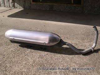 marmitta scarabeo rotax 125 150 200