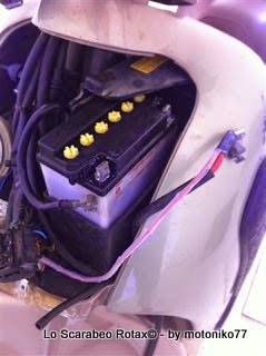 batteria scarabeo rotax 125 150 200
