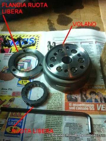 volano scarabeo rotax 125 150 200