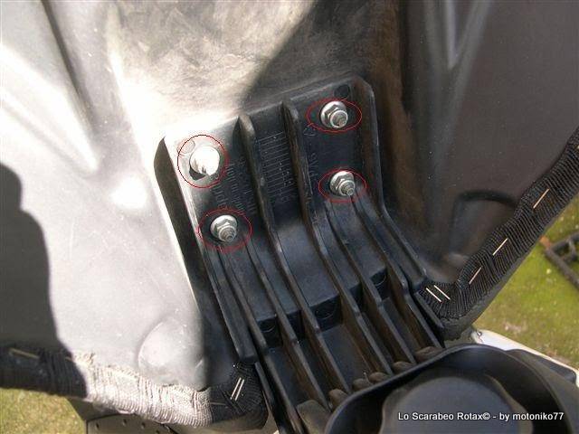 smontaggio ammortizzatore scarabeo rotax 125 150 200