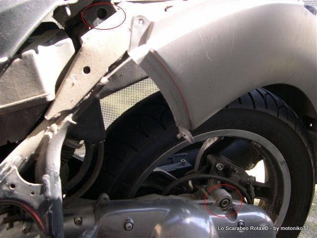 smontaggio ammortizzatore scarabeo rotax 125 150 200