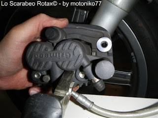pinza freno anteriore scarabeo rotax 125 150 200