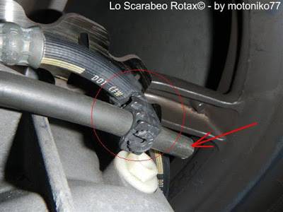 pinza freno posteriore scarabeo rotax 125 150 200