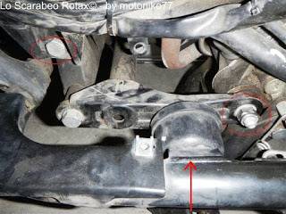 sostituzione silent block scarabeo rotax 125 150 200