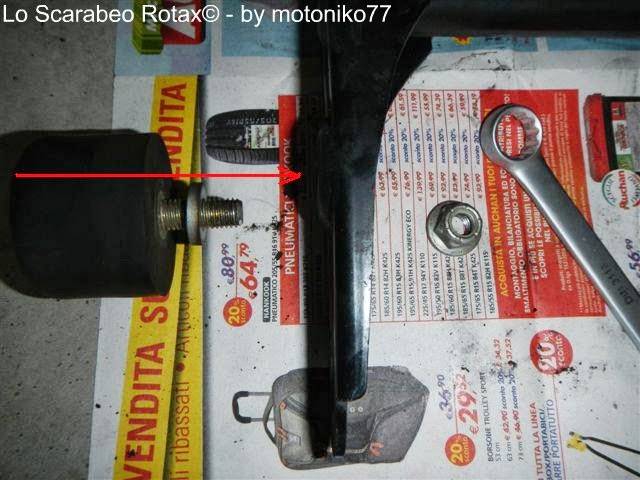 TAMPONE SILENT BLOCK APRILIA 125/200/250/300 SPORT CITY ORIGINALE - Foto 9
