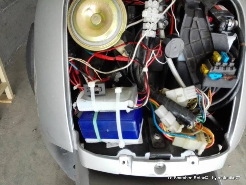 montaggio symbio scarabeo rotax 125 150 200